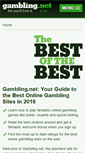 Mobile Screenshot of gambling.net